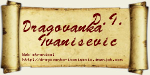 Dragovanka Ivanišević vizit kartica